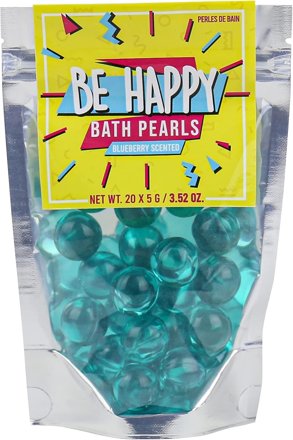 Gift Republic Bath Pearls Be Happy 20-Pack Blueberry Scent Beauty and Personal Care Gift Republic
