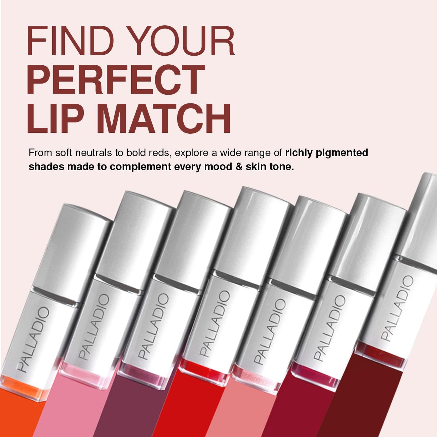 Palladio Herbal Lipstick, Rich Pigmented and Creamy Lip Color, Infused with Safflower, Ginseng, Ginkgo Biloba, Camellia and Aloe, Prevents Lips from Beauty & Personal Care Palladio
