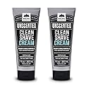 Pacific Shaving Company Clean Shaving Cream - Shea Butter + Vitamin E Shave Cream for Hydrated Sensitive Skin - Clean Formula for a Smooth Beauty & Personal Care Pacific Shaving Company