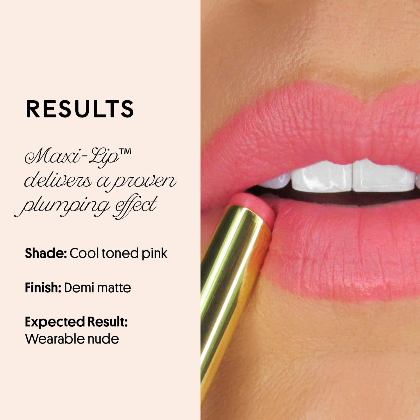 Winky Lux Skinny Plump Demi Matte Lipstick - Cool Toned Pink Lip, Natural Plump Lipstick, Weightless Long Lasting Soft Matte Lip Crayon, Infused with Beauty & Personal Care Winky Lux