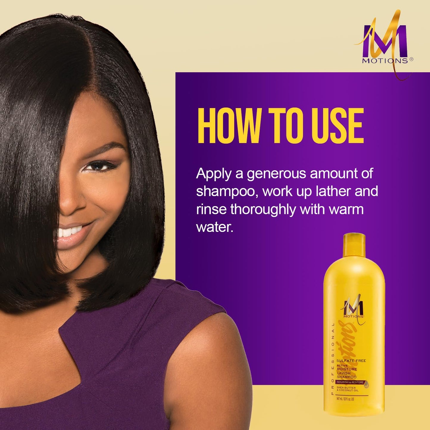 Motions Active Moisture Lavish Shampoo,947 ml Beauty & Personal Care Motions