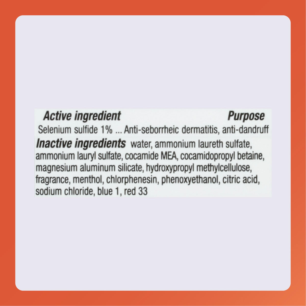 Rugby Selenium Sulfide Anti-Dandruff Shampoo - Blue Formula for Normal Hair - 7 Oz (10-Pack)