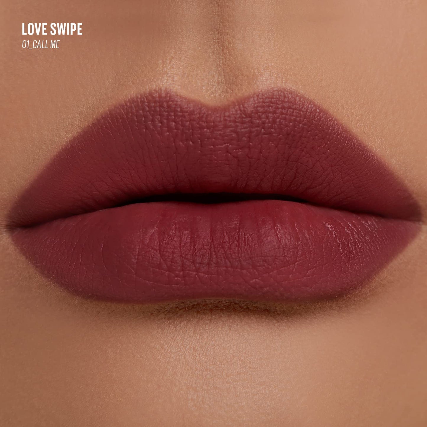 Kaja Lip Mousse - Love Swipe 01 Call Me - with Raspberry Seed Oil and Vitamin E, Buildable, Blendable, Moisturizing, Velvet Finish, Weightless Beauty and Personal Care Kaja