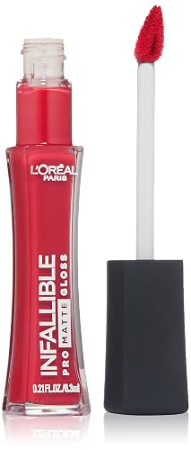 L’Oréal Paris Infallible Lip Pro Matte Gloss, Aphrodite Kiss, 0.21 fl. oz. Beauty & Personal Care L'Oreal Paris
