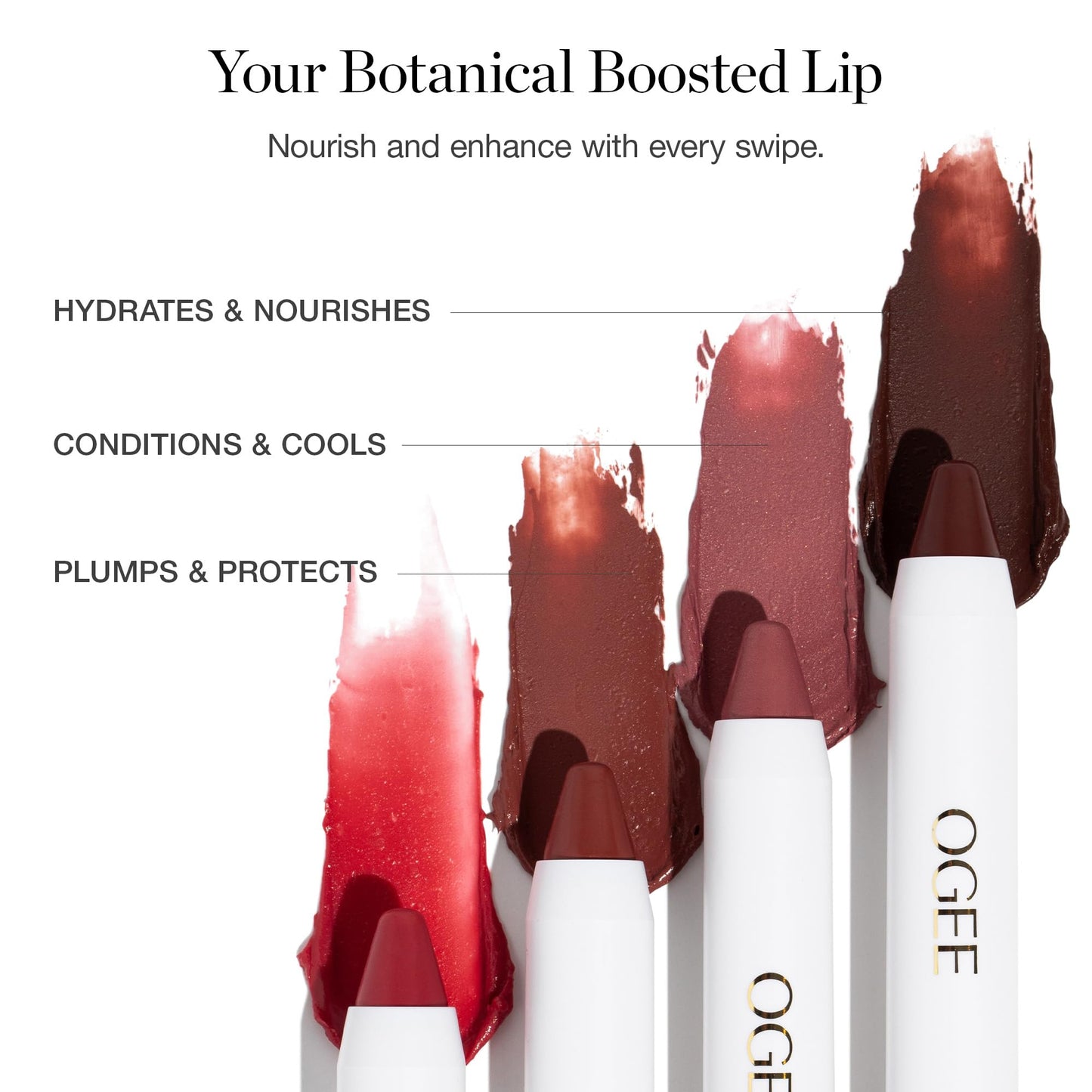 Ogee Tinted Sculpted Lip Oil - Lip Stain Made with 100% Organic Coconut Oil, Jojoba Oil, and Vitamin E - Best as Lip Balm, Lip Color or Lip Treatment Beauty and Personal Care Ogee