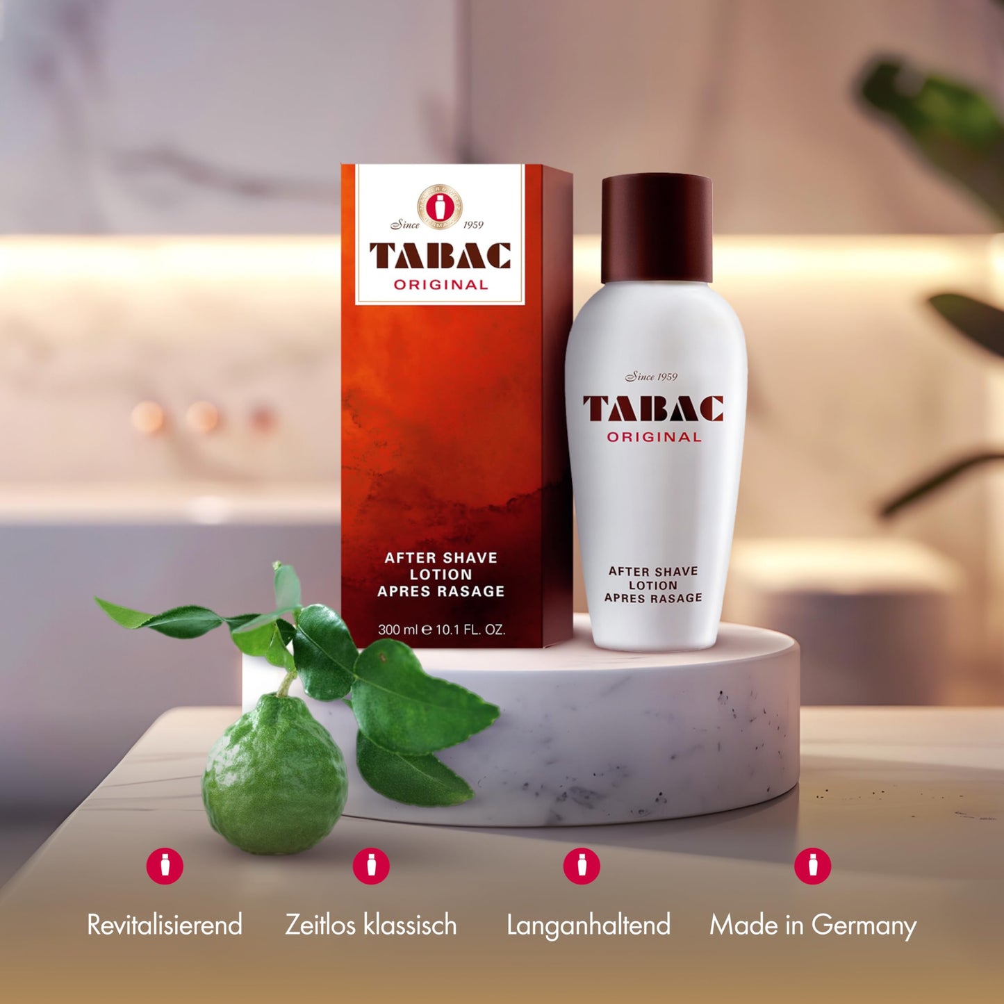 Tabac by Maurer & Wirtz for Men After Shave 10.1 oz Beauty & Personal Care Tabac Original