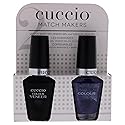 Cuccio Colour Match Makers Set - Purple Rain In Spain for Women - 2 Pc 0.44oz Veneer Soak Of Gel Nail Polish, 0.43oz Colour Nail Polish Beauty & Personal Care Cuccio Colour