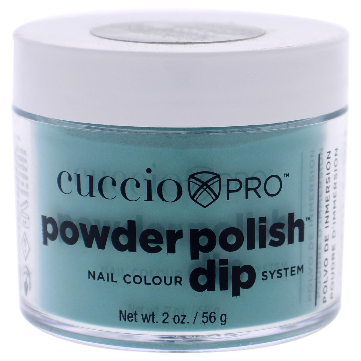 Cuccio Colour Powder Nail Polish, Jade Green, 2 Ounce, Pack of 1