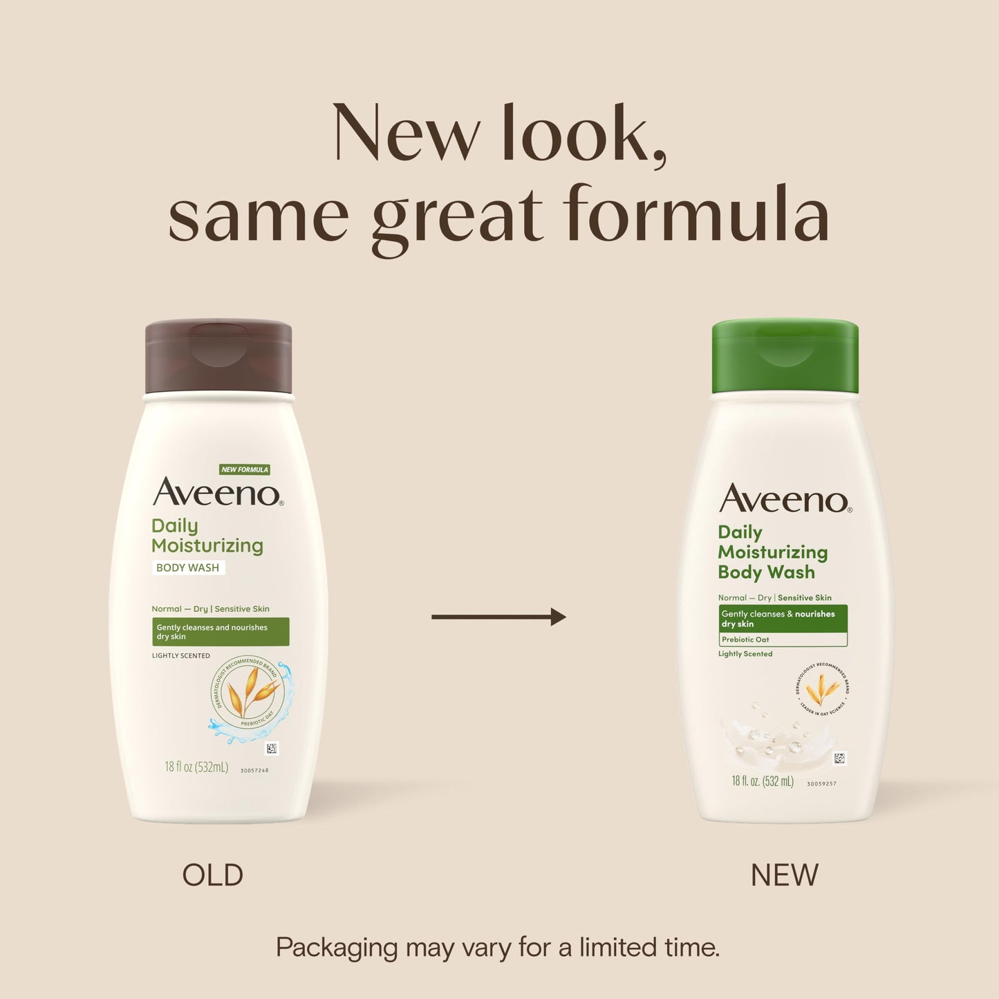 Aveeno Daily Moisturizing Body Wash Cleanser & Shaving Gel for Men & Women, Clean-Rinsing for Softer & Smoother Skin, Gentle & Lightly Scented, 18 fl Beauty & Personal Care Aveeno