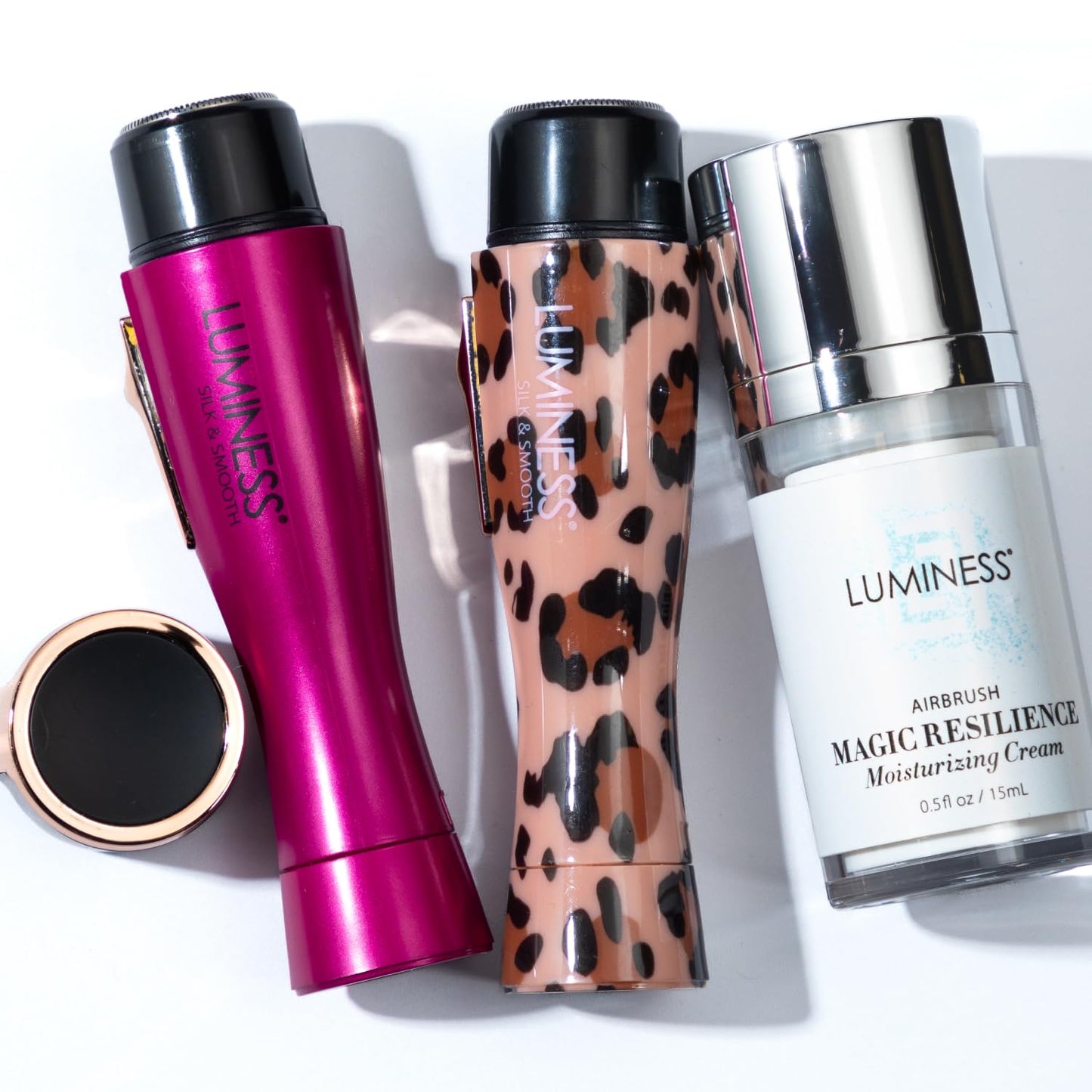 LUMINESS Silk & Smooth Skin Care Set: Flawless Facial Hair Removal & Face Moisturizer for Women - Painless Facial Razor for Lips, Chin, Peach Fuzz - 2 Beauty and Personal Care LUMINESS