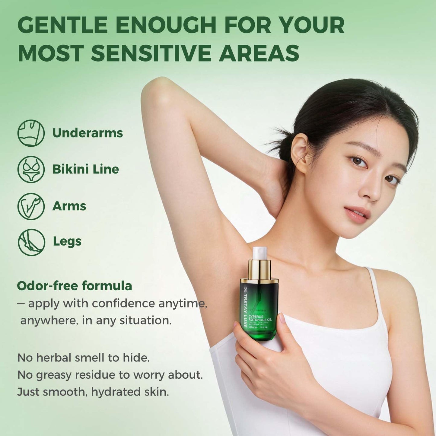 TRSTAY LUXE Cyperus Rotundus Oil Spray, 45% Deodorized Cyperus Complex for Hair Regrowth Appearance Care, Odor-Free Body Oil with Jojoba, Aloe Beauty & Personal Care TRSTAY LUXE