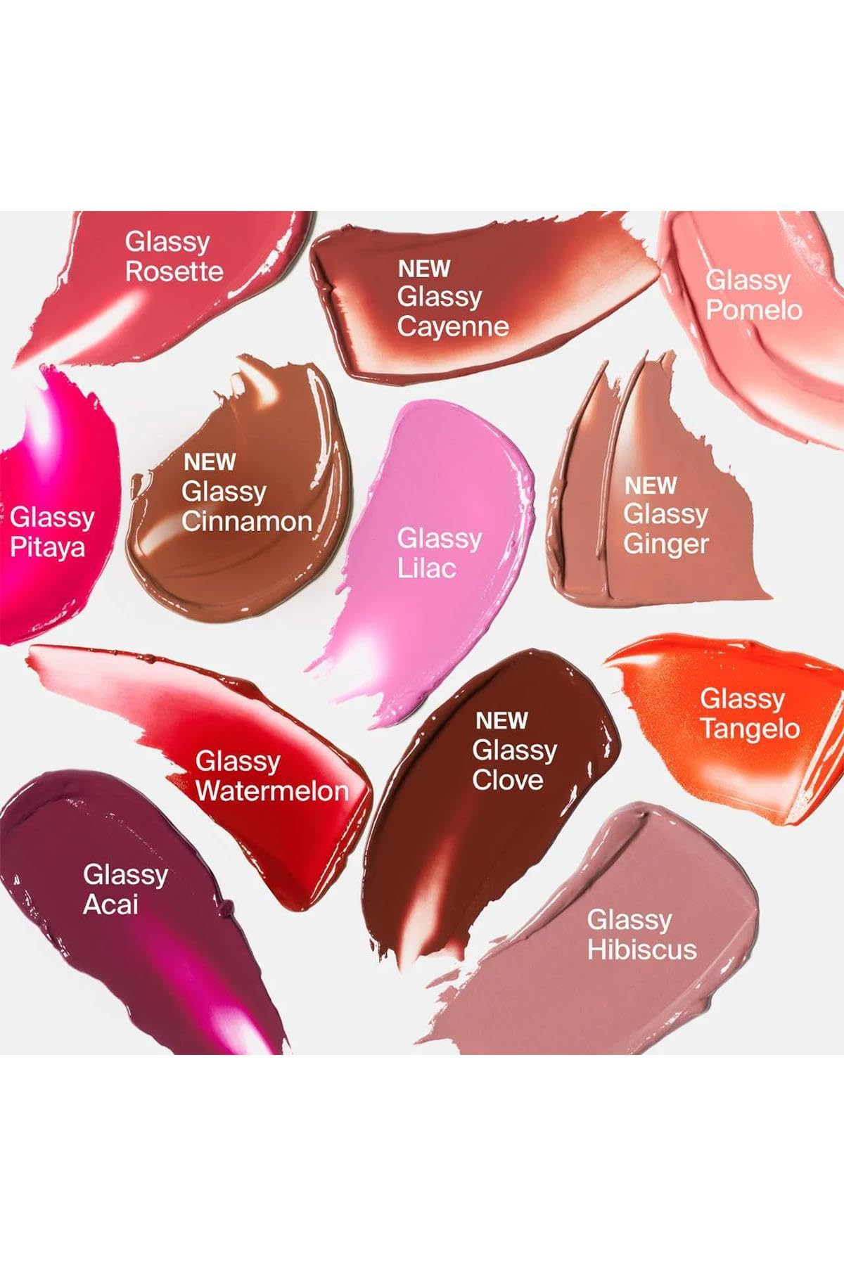 Haus Labs Color Fuse Longwear Hydrating Glassy Lip + Cheek Blush Balm Stick - Glassy Hibiscus