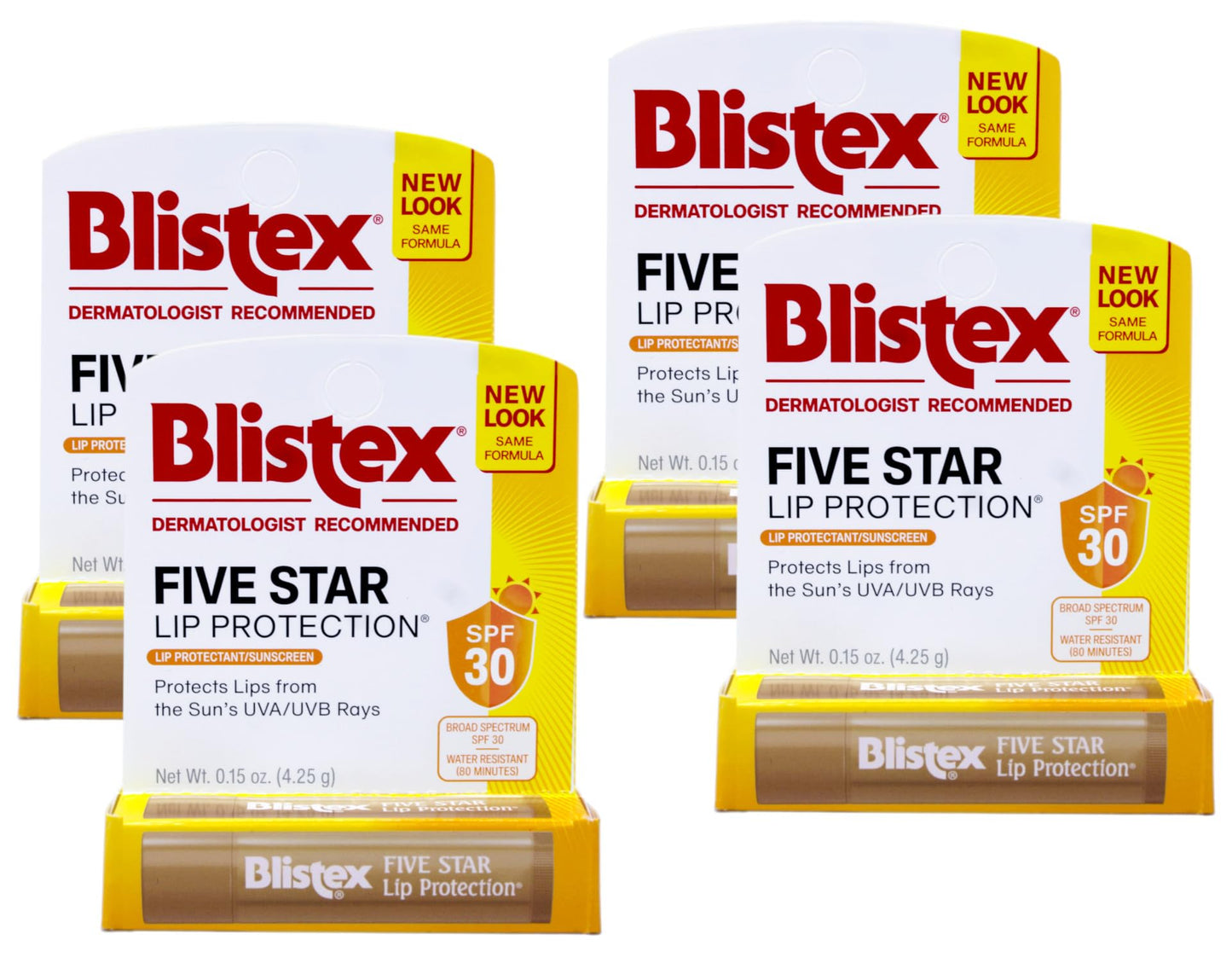 Blistex Five Star Lip Protection.15 Ounce (Pack of 4) Beauty and Personal Care Blistex