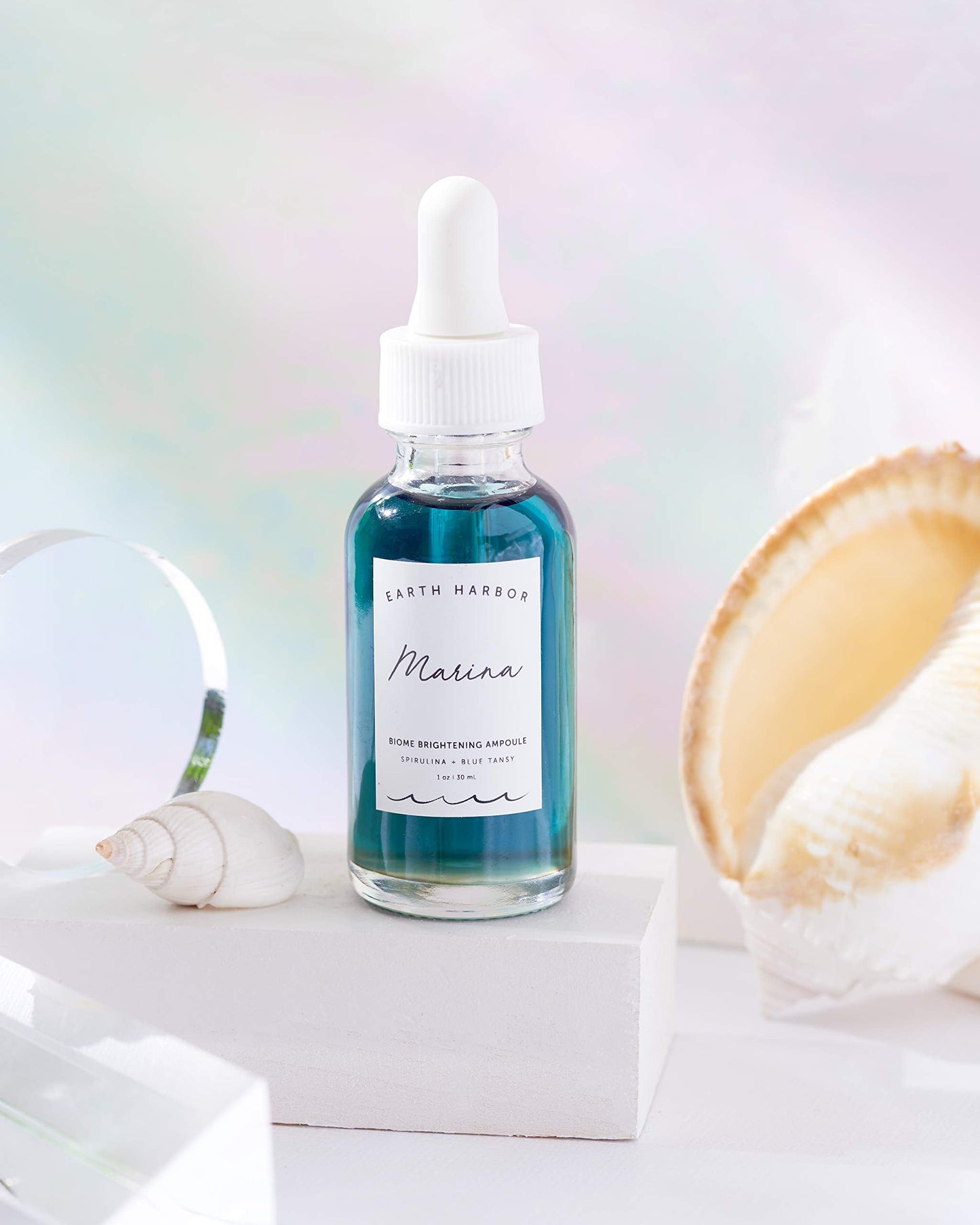 MARINA Biome Brightening Serum Ampoule, 12 Botanical Actives to Reduce Redness, Uneven Tone treatment for body, ampoule serum for All Skin Types, 1 fl Beauty & Personal Care Earth Harbor