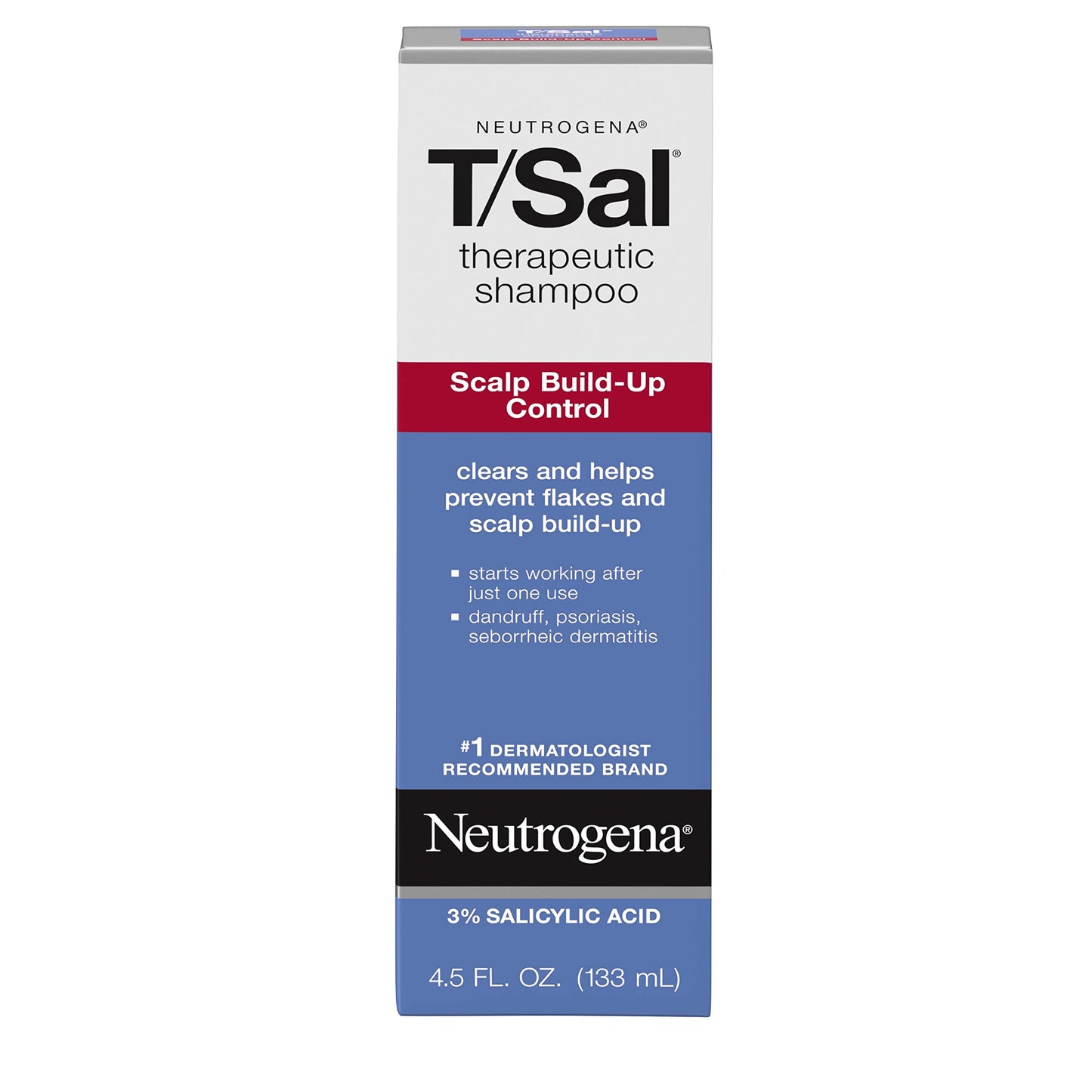Neutrogena T/Sal Therapeutic Scalp Shampoo for Scalp Build-Up Control with 3% Salicylic Acid, Scalp Treatment for Dandruff, Scalp Psoriasis Beauty & Personal Care Neutrogena