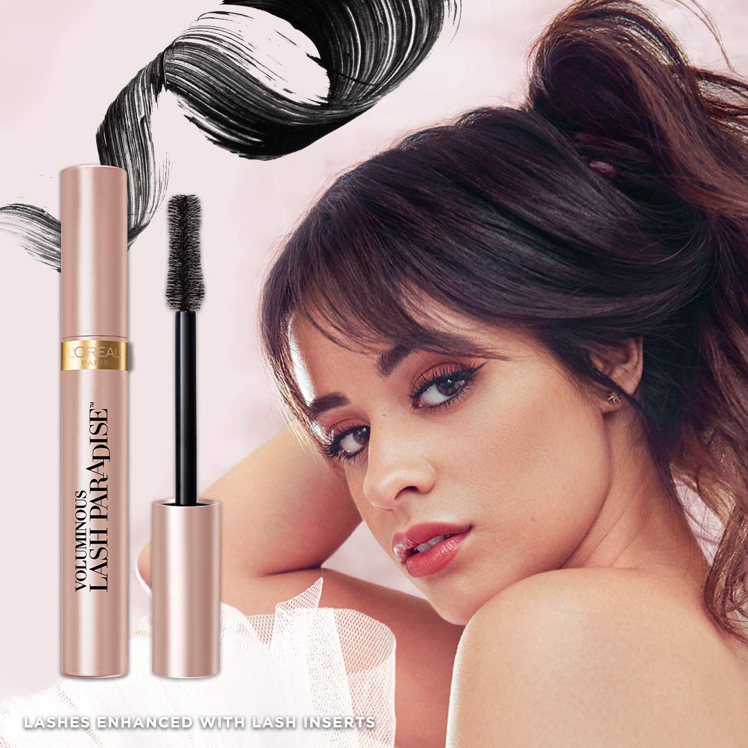 L'Oréal Paris Voluminous Lash Paradise Washable Mascara, Black Brown, 0.28 fl. oz.