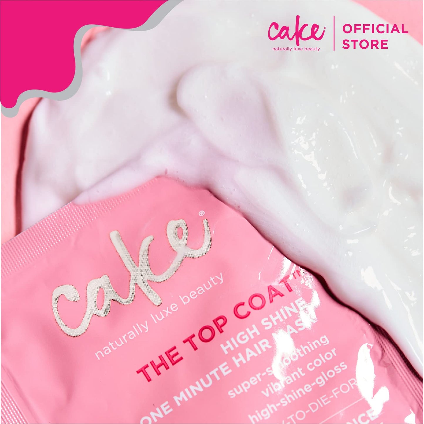 Cake Beauty The Top Coat One Minute High Shine Hair Mask, 1.76 Ounce Beauty & Personal Care Cake Beauty
