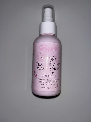 Amber Glow Texturizing Wave Spray, Creamy Coconut, Creates Beachy Waves, Enhances Texture & Builds Body, 3.38 fl oz Beauty & Personal Care Amber Glow
