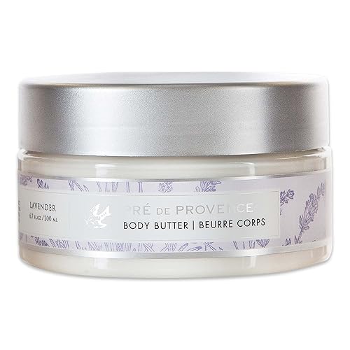 Pre de Provence Collection Shea Butter Enriched Body Butter Soothing & Hydrating Emollient Cream Body Moisturizer for Women, 6.7 Fl Oz, Lavender Beauty & Personal Care Pre de Provence