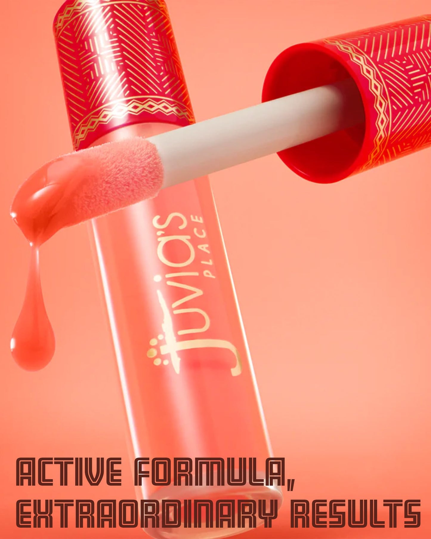 Juvia's Place Beautiful Big Lip Plumper - Coral Crush - Soft Coral Gloss for Full, Defined Lips, Summery Vibe - Plumping, Hydrating & High-Shine Beauty and Personal Care Juvia's Place