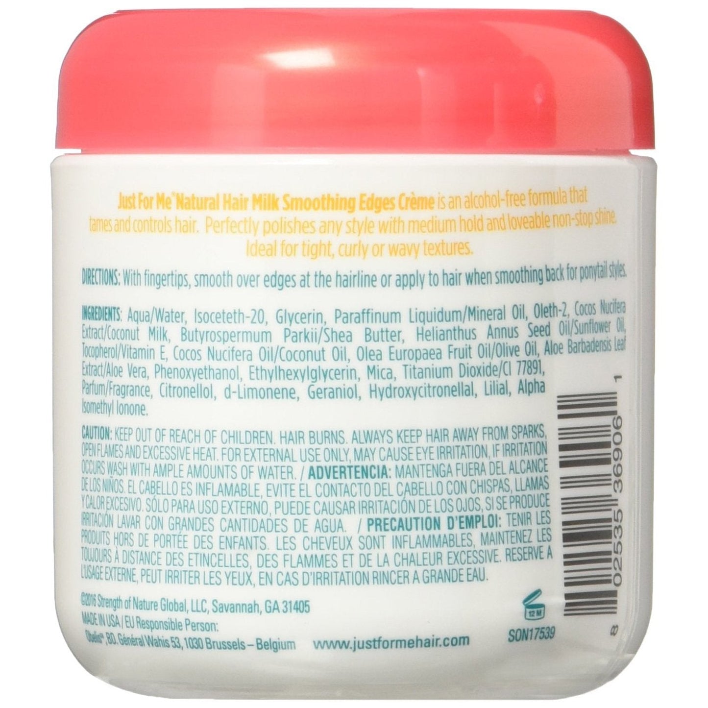 Just For Me Hair Milk Smoothing Edges Creme Hair Styler, 6 Ounce Beauty & Personal Care Just For Me