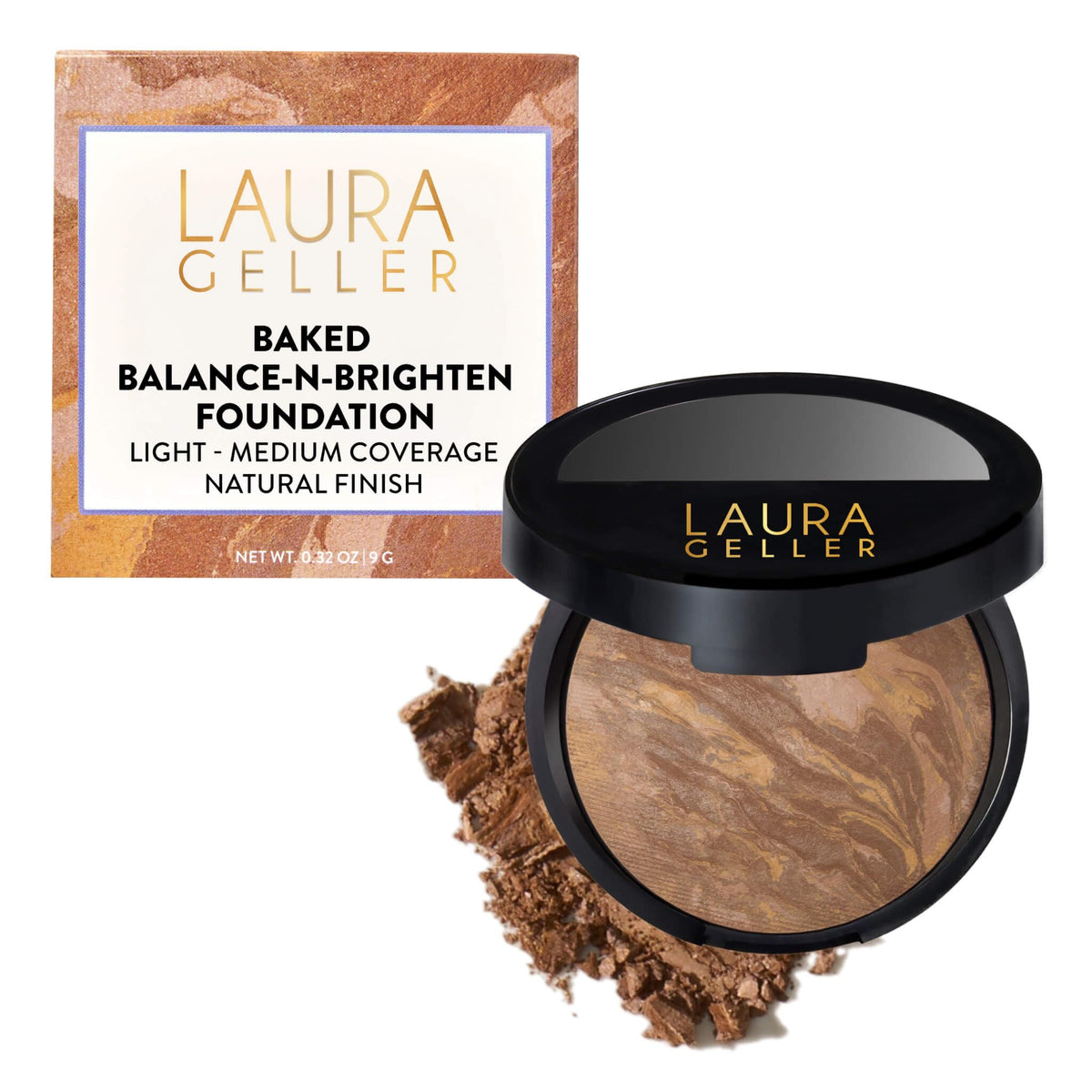 LAURA GELLER Baked Balance-n-Brighten Powder Foundation - Tan