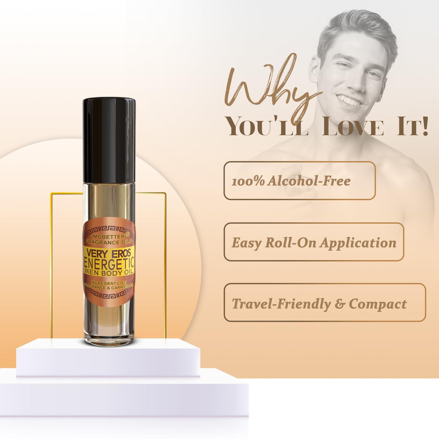 MOBETTER FRAGRANCE OILS Very Eros Energetic Men Body Oil Beauty & Personal Care MOBETTER FRAGRANCE OILS