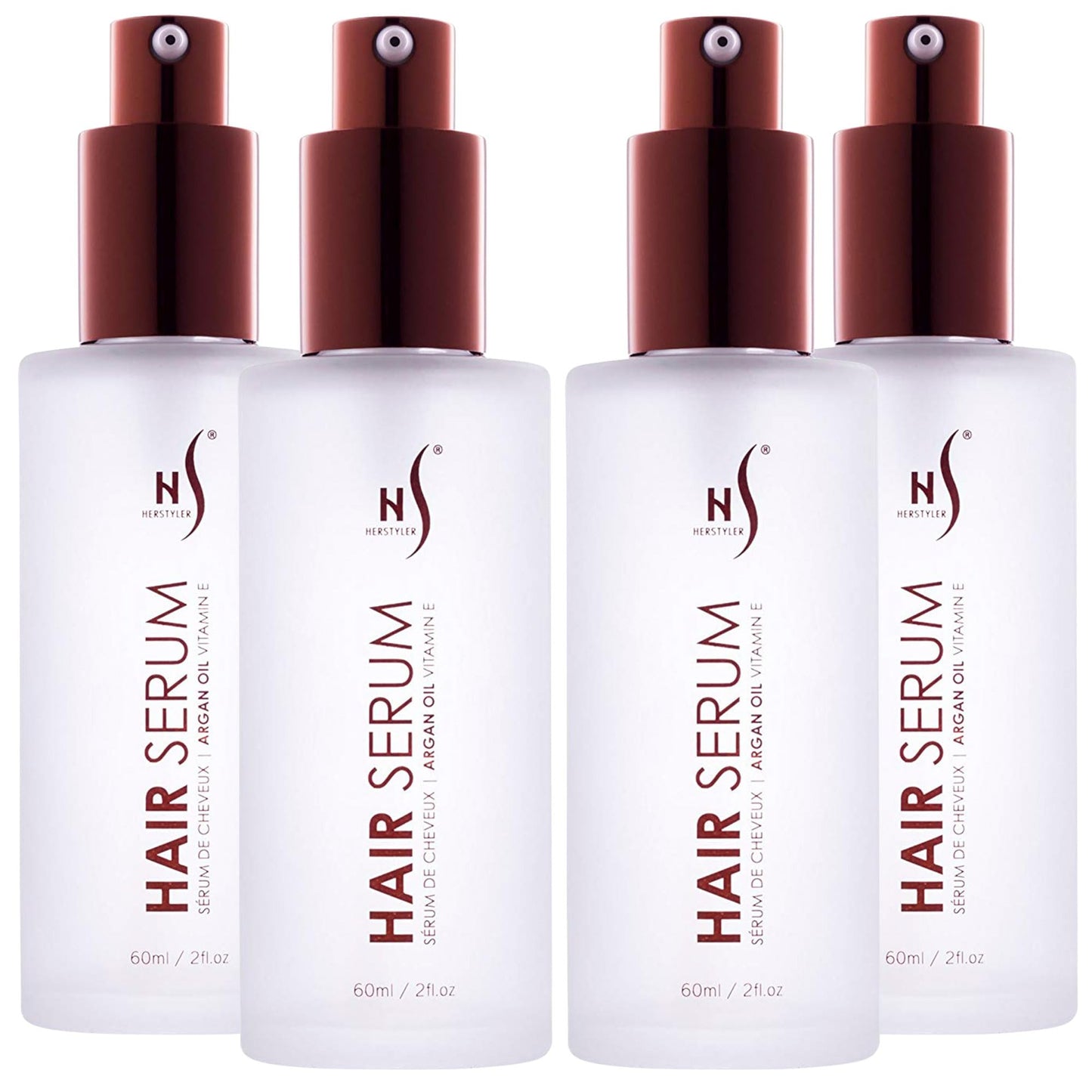 HerStyler Hair Repair Serum - Argan Oil Hair Serum for Frizzy and Damaged Hair - For Frizz, Styling and Shine - Lightweight - Hydrating - Fast Beauty & Personal Care HerStyler