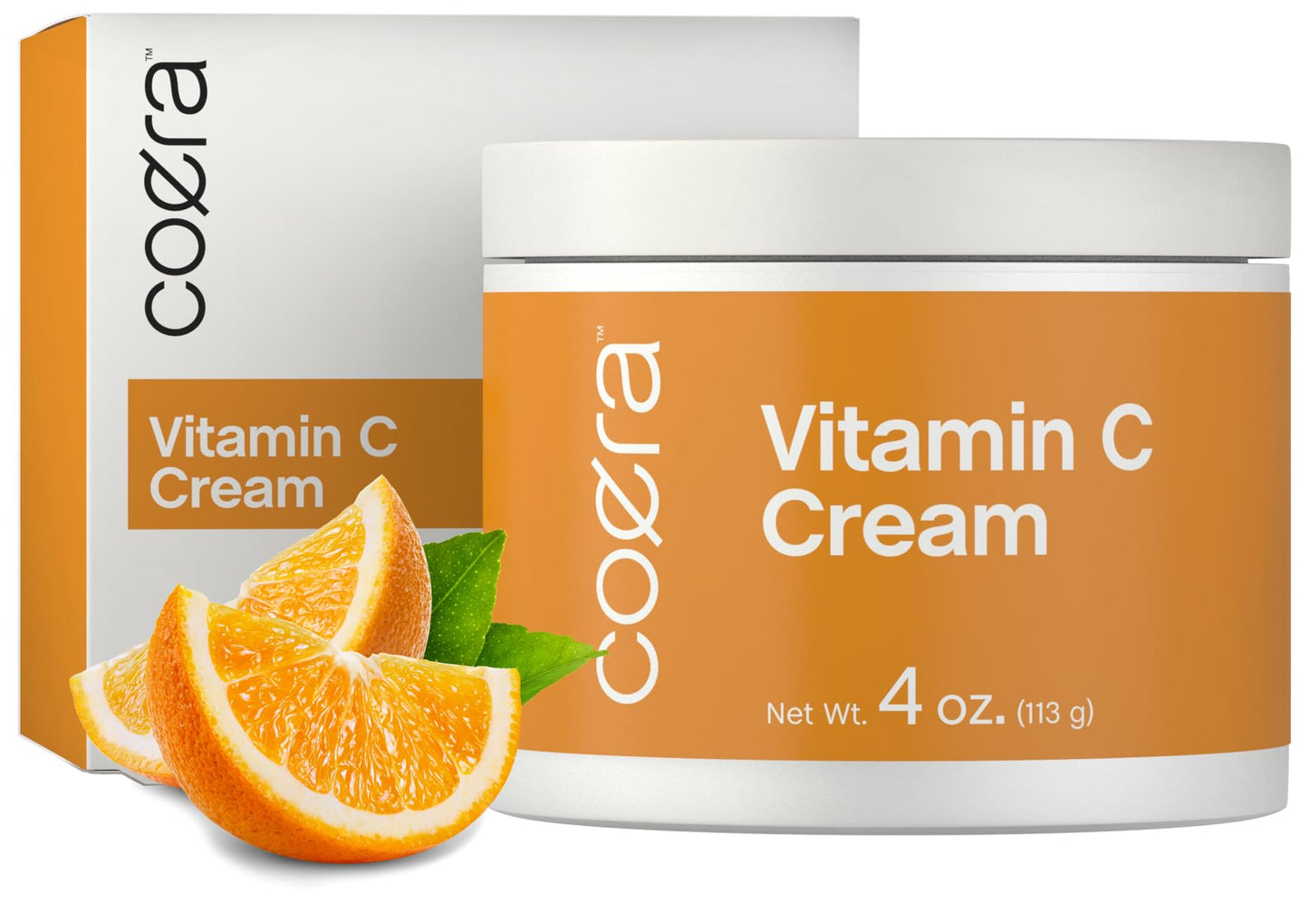 Coera Vitamin C Cream | 4oz | For Face, Dark Spots, Body, and Skin | Brightening, Hydrating, & Firming Moisturizer | Free of Parabens, SLS Beauty & Personal Care Coera