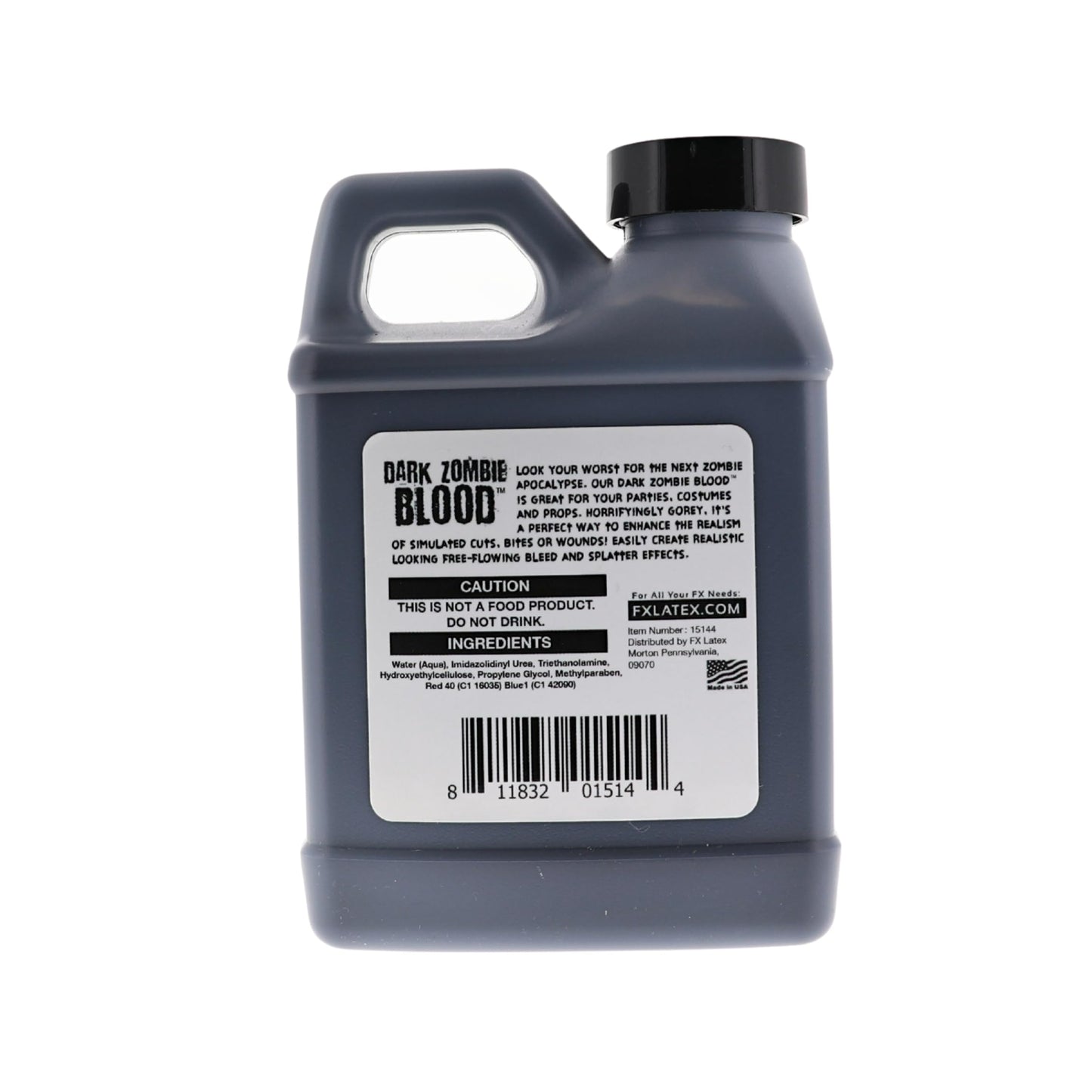 Dark Zombie Blood - 8 fl oz Bottle Ultra-Realistic Black Fake Blood for Halloween, Cosplay, Horror Makeup & SFX - Washable, Long-Lasting Formula Beauty & Personal Care TOXIX