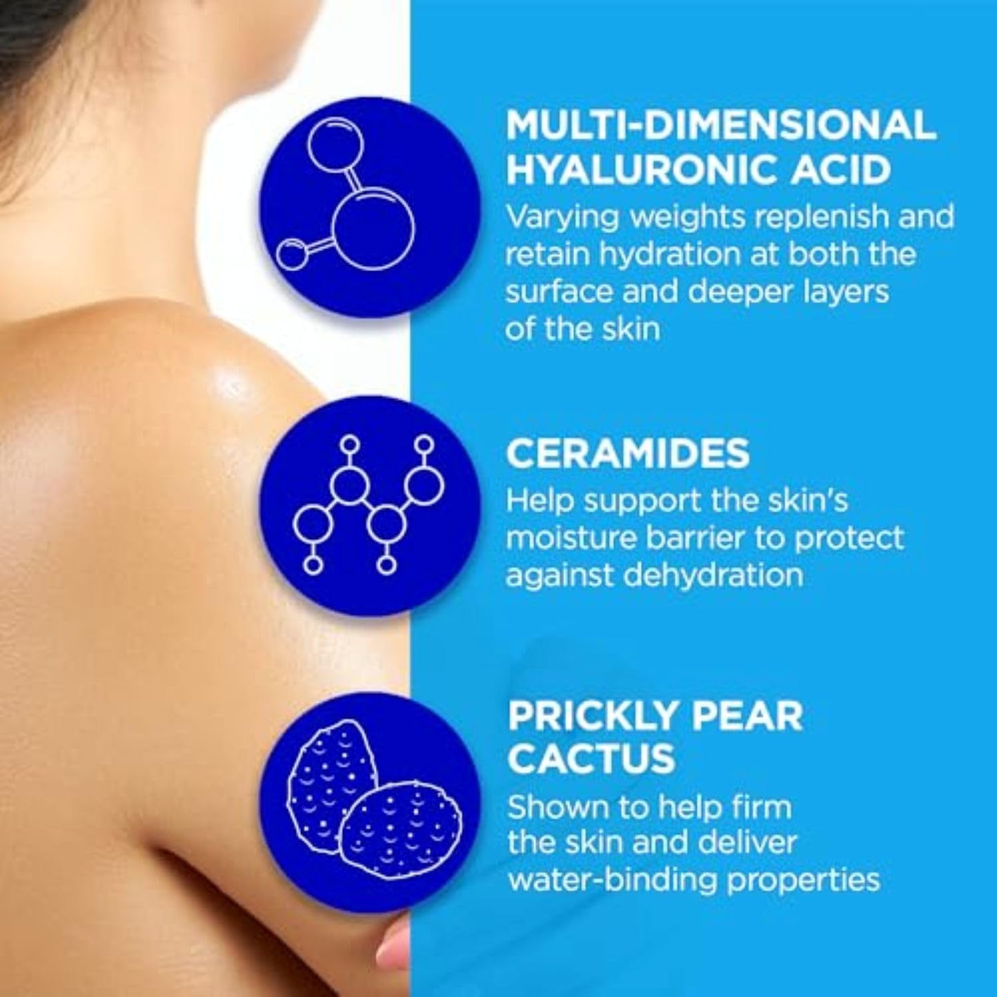 Andalou Naturals Body Lotion, Deep Hydration Lotion for Dry Skin, Ultra-Nourishing Skin Care with Hyaluronic Acid & Ceramides, Body Cream for Softer Beauty & Personal Care Andalou Naturals