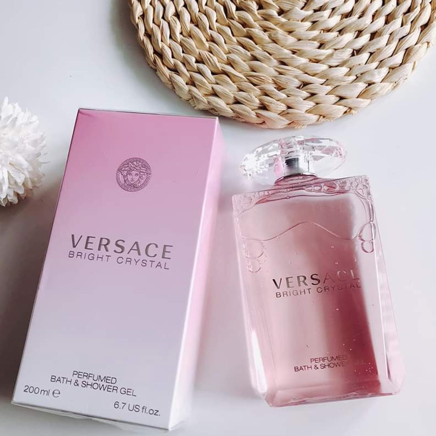 Versace Bright Crystal for Women Perfumed Bath & Shower Gel, 6.7 Ounce Beauty & Personal Care Versace
