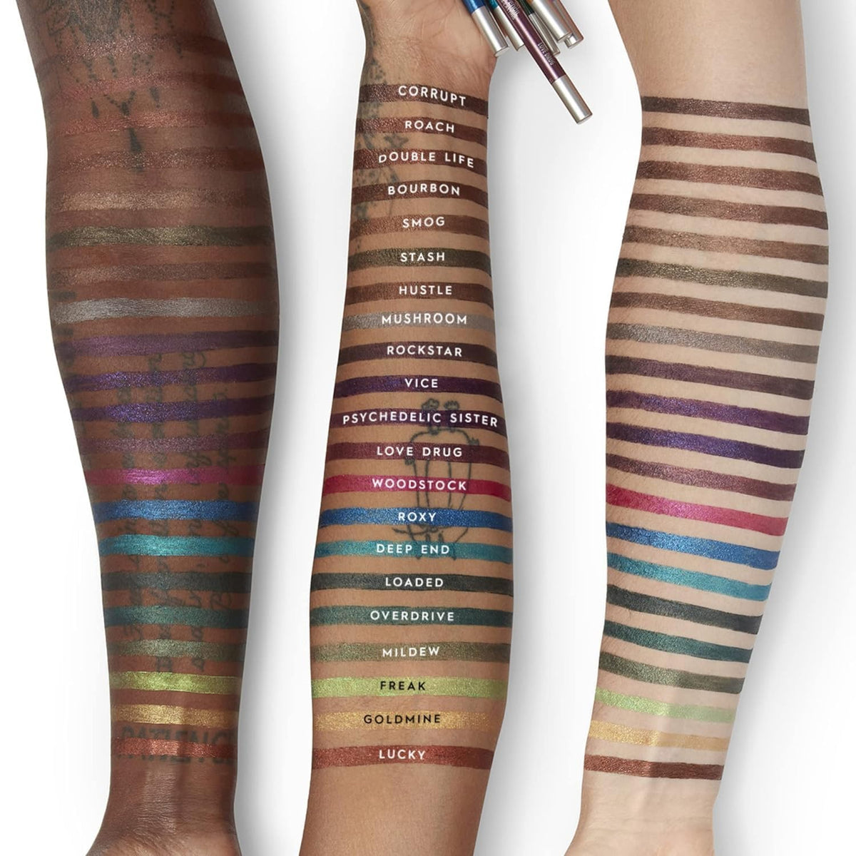 Urban Decay 24/7 Waterproof Eyeliner Pencil – Psychedelic Sister Purple Shimmer, Smudge-Proof, No-Tug, Vitamin E & Jojoba, 0.04 oz Beauty & Personal Care URBAN DECAY