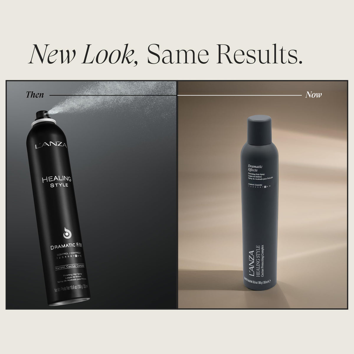 L'ANZA Healing Style Dramatic F/X Hair Spray Firm Hold Finishing Hairspray, Anti Humidity & Heat Protection, Long-Lasting Control, Adds Shine Beauty & Personal Care L’ANZA