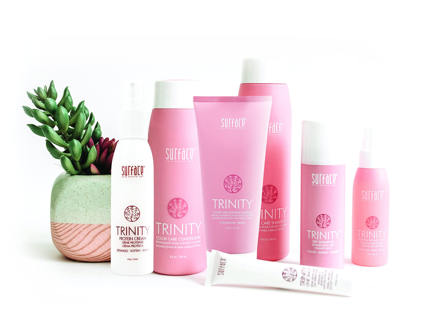 Surface Hair - Trinity Color Care One Shot Protein Repair Tonic- Cleansing, Shine, and Volume for Color Treated Hair - 6 fl oz Beauty & Personal Care SURFACE