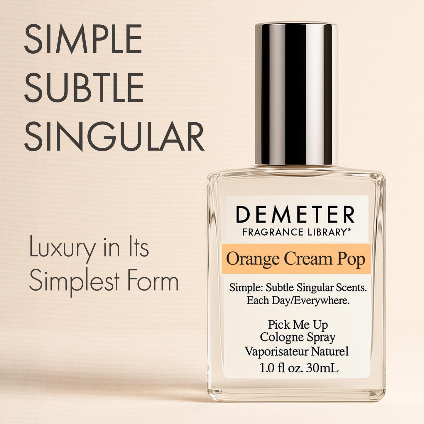 DEMETER Natural Perfume Spray Cologne for Women, Orange Cream Pop, 1 oz Beauty & Personal Care DEMETER