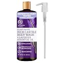 Dr. Jacobs Naturals Castile Lavender All-Natural Body Wash for Moisturizing Dry and Sensitive Skin with Plant-Based Ingredients with Pump - 32 Ounce Beauty & Personal Care DR.JACOBS NATURALS