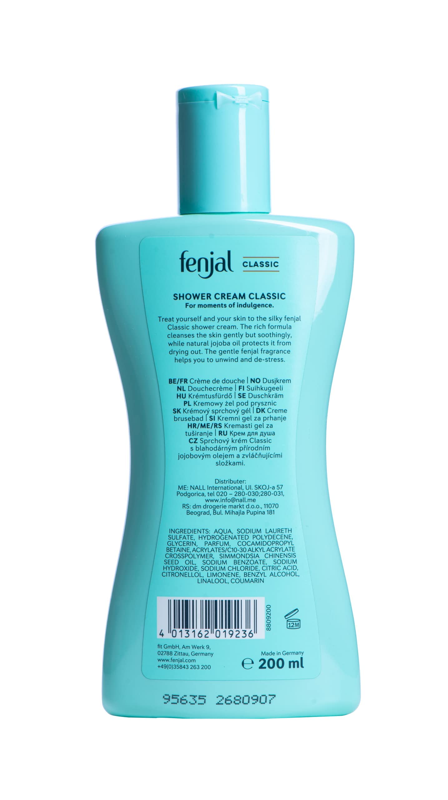 FENJAL Classic Luxury Shower Creme Body Wash - 200ml Beauty & Personal Care Fenjal