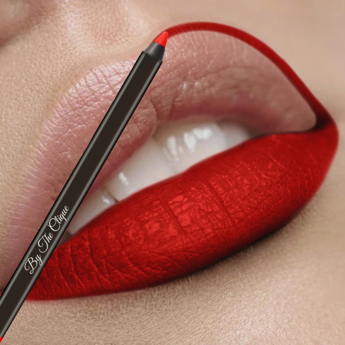 By The Clique Premium Long Lasting Matte Red Lip Liner Pencil |Red Carpet Ready Red Ultra Wear Lip Liner Beauty & Personal Care By The Clique