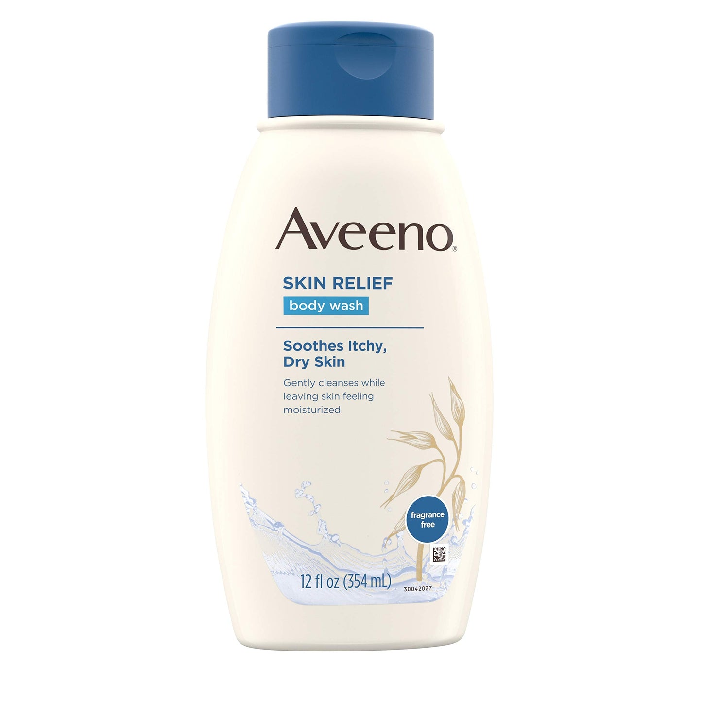 Aveeno Skin Relief Fragrance-Free Body Wash with Oat to Soothe Dry Itchy Skin, Gentle, Soap-Free & Dye-Free for Sensitive Skin, 12 fl. oz (Pack of 2) Beauty & Personal Care Aveeno