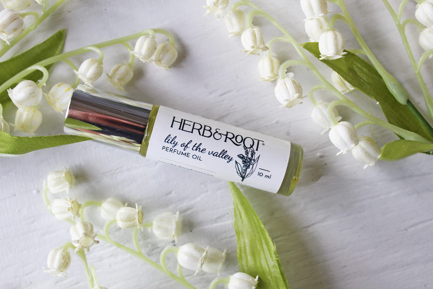 Herb & Root Lily of the Valley Perfume for Women Oil Roll On | Light, Fresh Muguet Fragrance | Long-Lasting, Clean, Alcohol-Free Scent Beauty & Personal Care Herb & Root