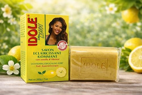 Idole Extra Lemon Lightening Exfoliating Soap 7 oz / 200g Beauty & Personal Care Idole