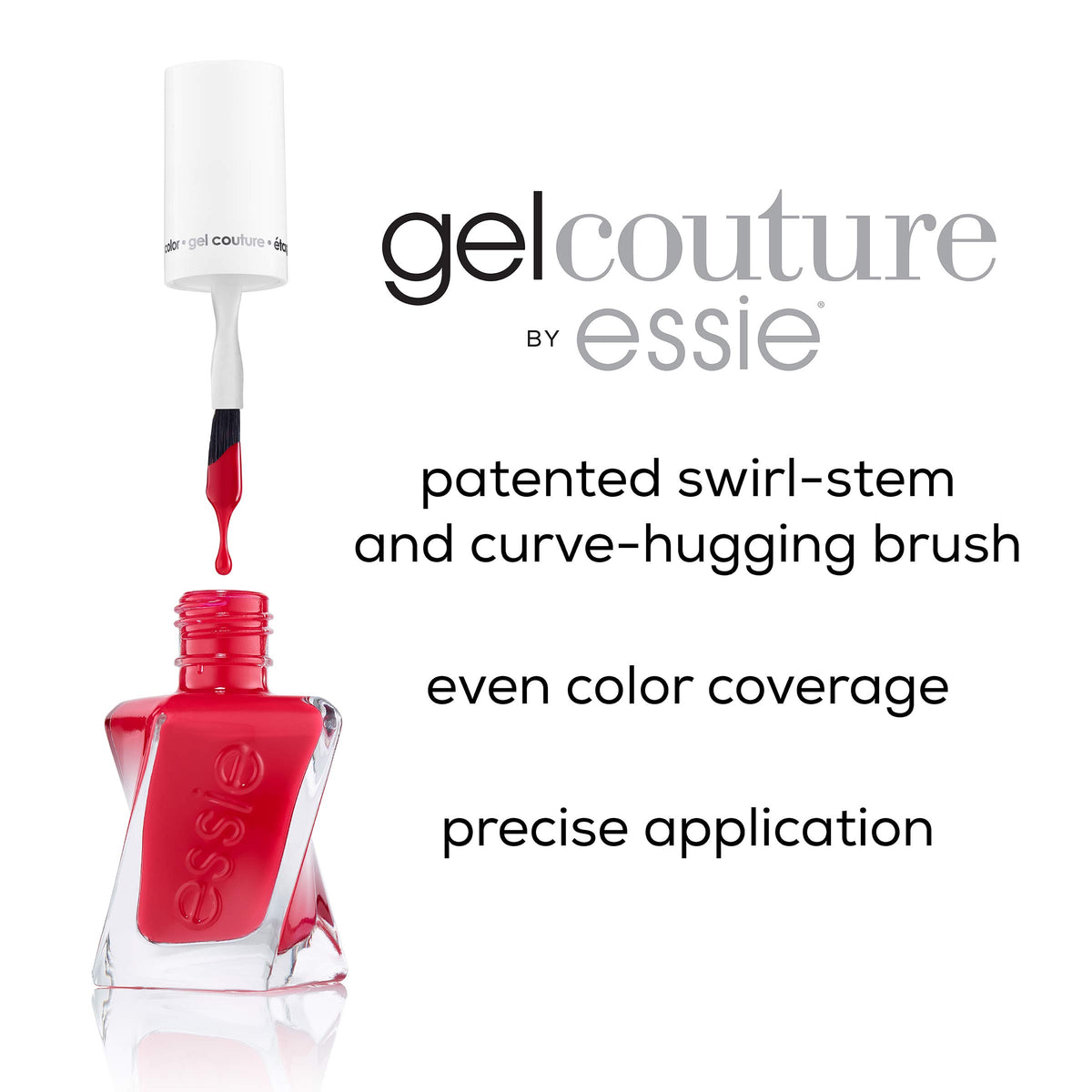 essie Gel Couture 2-Step Longwear Nail Polish, Find Me A Man-Nequin, Blue Nail Polish, 0.46 fl. oz.