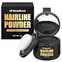 StyleShark Hairline Powder for Women & Men - Stain-Proof Root Touch Up for Thinning Hair, Sweatproof, Quick Cover Up (Black) Beauty & Personal Care StyleShark