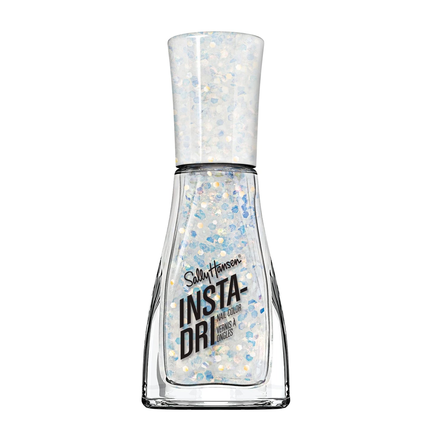 Sally Hansen Insta-Dri Nail Polish | Quick Dry, Long Lasting, Streak-Free Shine | Sheer, Shimmer | 104 Twinkle, Twinkle | White Glitter Nail Color Beauty & Personal Care Sally Hansen