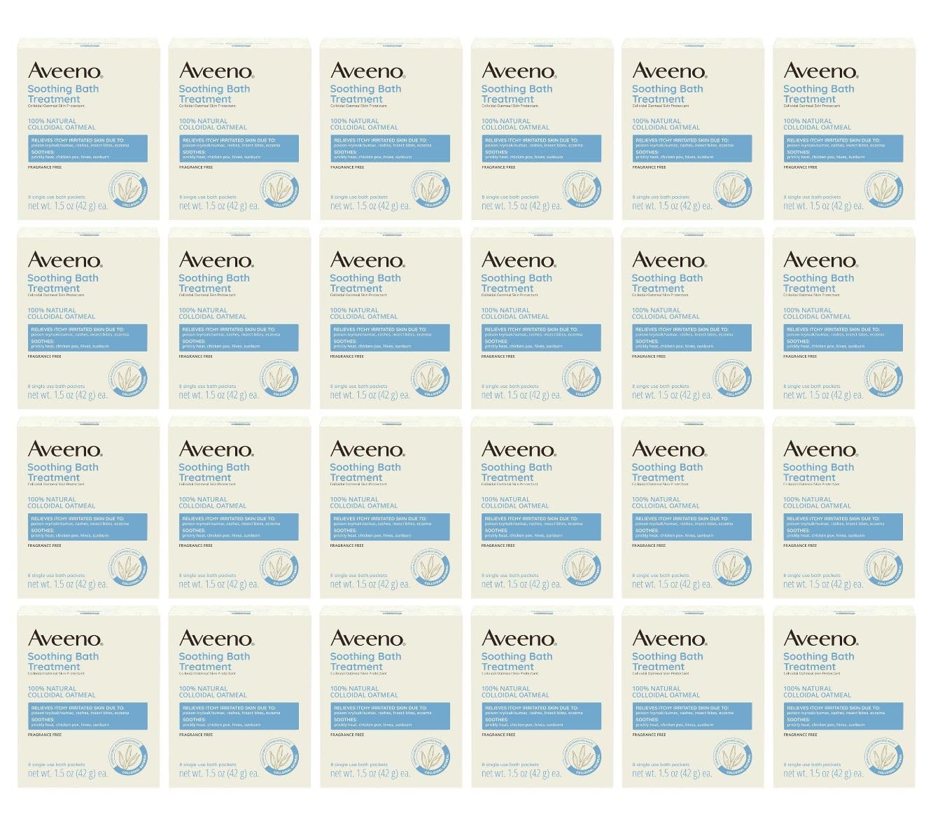 Johnson & Johnson 003640 Aveeno Irritant Relief Soothing Bath Treatment, 8 oz., 8 ct (Pack of 24) Beauty and Personal Care Johnson & Johnson