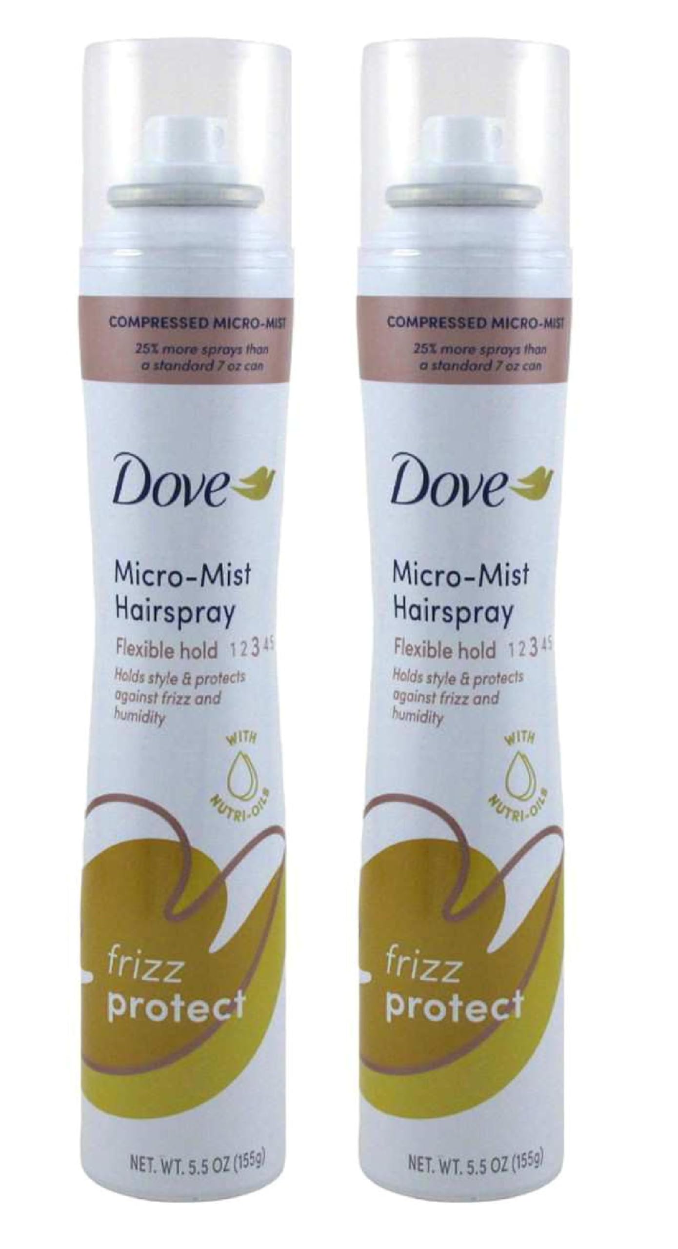 Dove Style + Care Hair Spray Flexible Hold 5.5 oz (Pack of 2) Beauty & Personal Care Dove