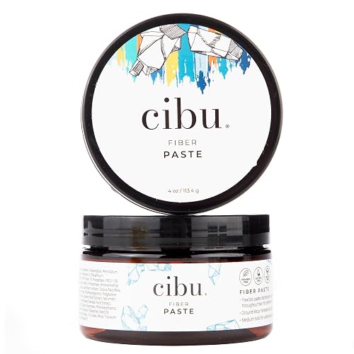 CIBU Fiber Paste - Nutrient Rich Hair Styling Paste for Men and Women - Versatile Volumizing and Fibre Rich - 4oz Beauty & Personal Care CIBU