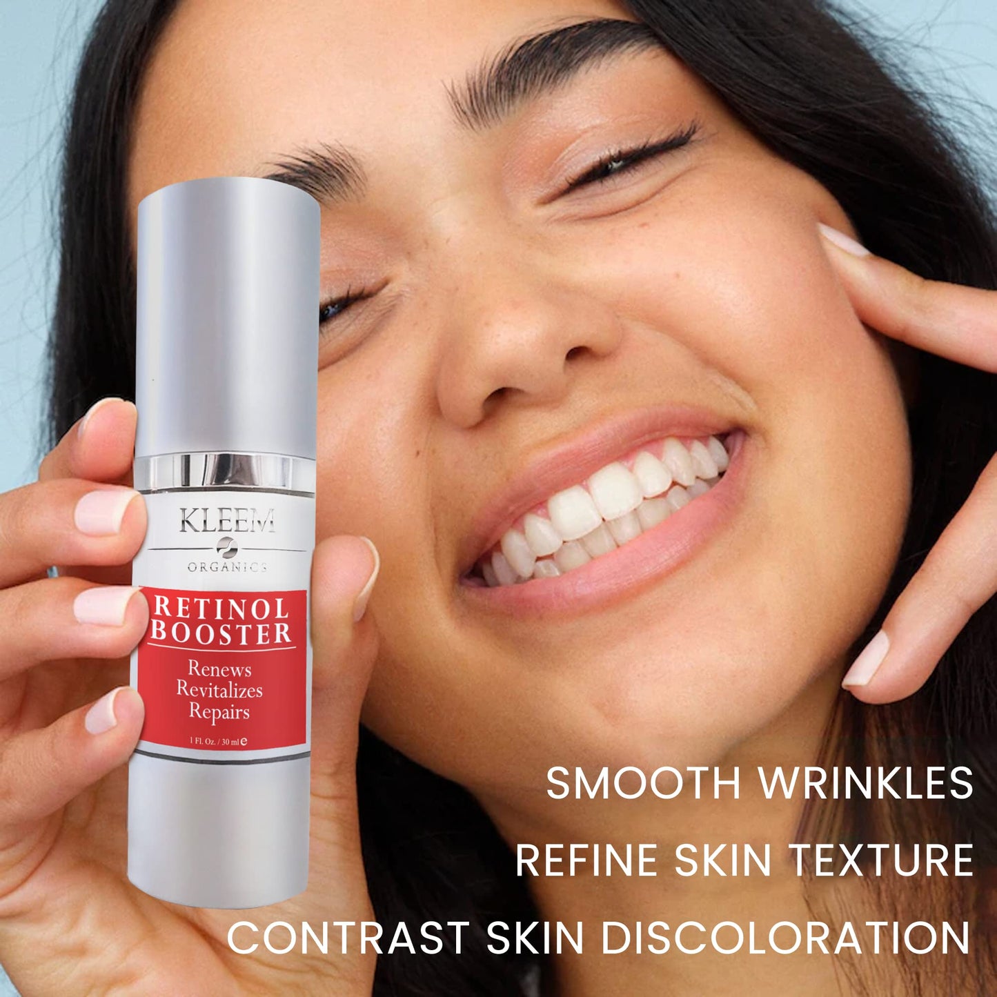 Kleem Retinol Serum 2.5% for Face Anti-Aging Serum with Hyaluronic Acid to Minimize Wrinkles. Improves Sun Damaged Skin and Fades Dark Spots - Vitamin Beauty & Personal Care Kleem Organics