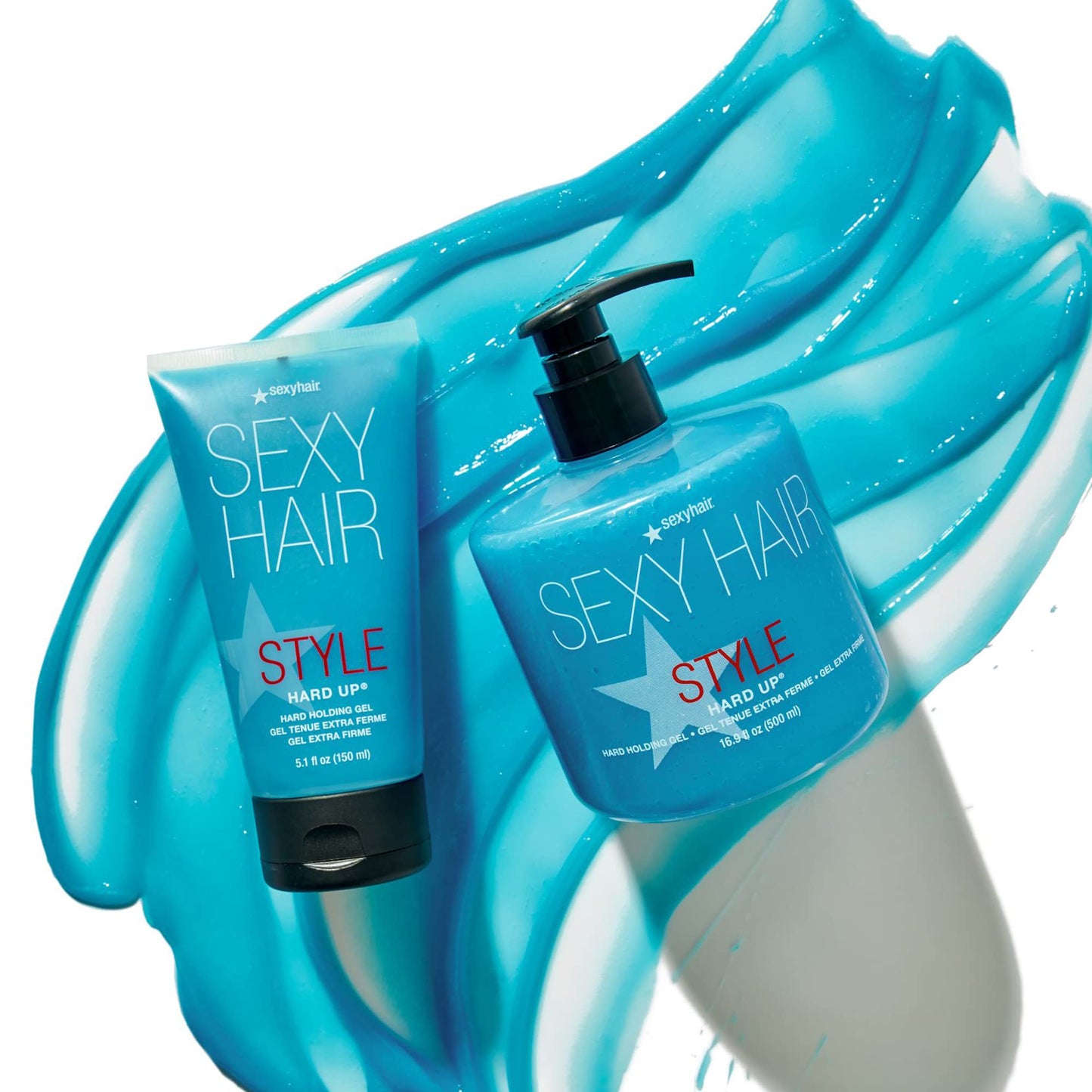 SexyHair Style Hard Up Hard Holding Gel, 16.9 Oz | Extreme Hold | Non-Flaking Formula | All Hair Types Beauty & Personal Care SexyHair